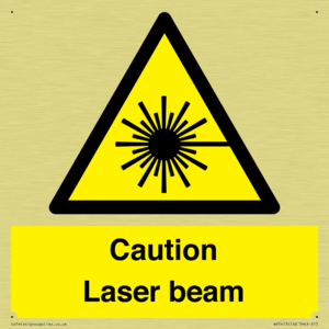 Caution Laser beam